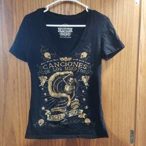 Lethal Threat Women's Shirt (Dance Of The Dead V Neck